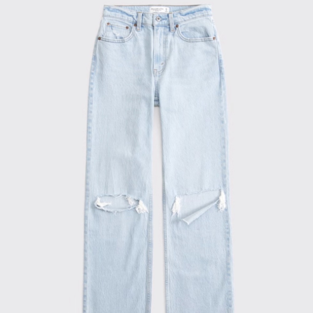 Abercrombie Curve Love High Rise 90s Relaxed Jeans